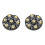 2X SK6812 RGBW Round Full Color Black Single Point Single Control Ring Development Board 7 Bit DC5V 1