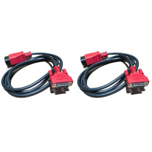 2X DB26 PIN Connector to OBD2 16Pin Cable for Autel MaxiSYS Pro MS906/908 MS905 DS808 Main Test Car Scaner