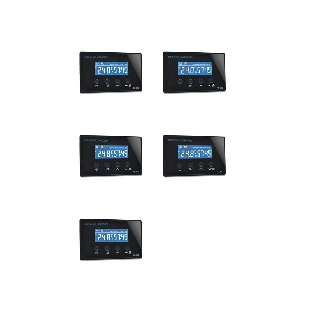 5X Fc-110C 230V10a Lcd Sauna Room Foot Spa Digital Temperature Controller With Countdown Timer Regulator Thermostat 6034006566479