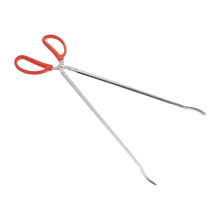 Stainless Steel Trash Picker with Ergonomic Long Handle and Secure Clamp Grip for Outdoor Cleanup
