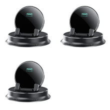 3X Dashboard Car Phone Holder Universal 360 Rotation Silicone Phone Mount One-Handed Operation Phone Holder for Car Use
