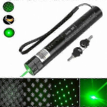 Powerful 10000m Green Laser Pointer 532nm High Power, USB Rechargeable Pocket Flashlight with Bright Green Beam