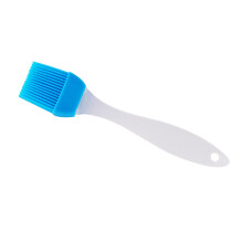 Heat Resistant Silicone Basting Brush Blue, Non‑Shedding BBQ Pastry Brush for Baking and Grilling