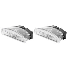 2 Pcs Car Led Number License Plate Light Lamp for Clio MK2 Twingo 7700410754