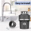 4pcs 75499 Flex Coupler Garbage Disposal for ,Flex Discharge Anti-Vibration Tailpipe Mount Coupling 6