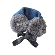 Soft Knit Lined Children Ear Muffs Ages 3 to 12 Gentle on-Blue