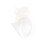 Mesh Hair Accessory with Feather Particulars Luxurious-White 1