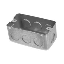 Junction Box 81mm Accurate Screw Spacing Galvanized for