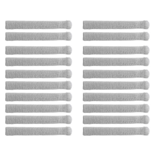 10Pairs Practical Knitted Eyewears Leg Protectors for-Gray
