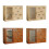 Moderner Teetassenhalter aus Holz mit elegantem Design und-C 2