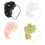 Luxurious Polyester Fabric Hair Accessory Decors for-Green 2