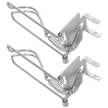 2Pz Fermasoldi Argento Resistente Clip Per Cassetto Cassa Registratore