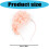 Luxurious Polyester Fabric Hair Accessory Decors for-Green 4