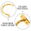 Robuster Metall Bridge Stick Hook Gold Für Billard Tische 4