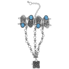 Gioiello Boho Bracciale E Mano Turchese in