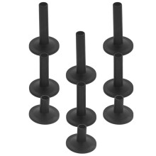 9Pz Coprivai Neri in Antiusura Per Batteria E Supporti Piatti
