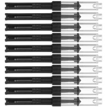 10Pz Set Convertitori Inchiostro Riutilizzabili Per Penne Misti