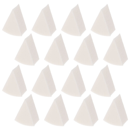 2Set Spugne Make Up Lattice Bianco Per Fondotinta