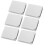 6Pz Clip Fissaggio Da Doccia Bianco ABS Autoadesive Antivento 1