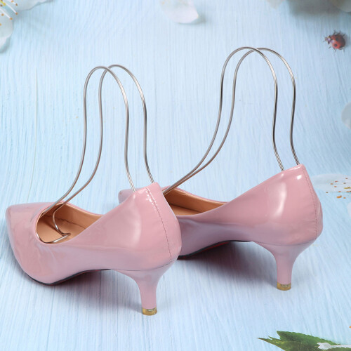 3Pièces Présentoir Talons Hauts Argenté Support Durable Élégant 2