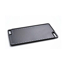 Reversible Cast Iron Grill Pan, Double Sided 2 in 1 Griddle for Stovetop and Oven