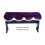 Couverture antipoussière de clavier de piano de velours-Violet 4
