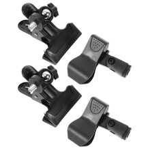 2Pz Morsa Ricamo Nera Clip Fissaggio Tessuto Cucito