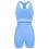 1Set Set Palestra Due Pezzi Nylon Traspirante Comfort 1