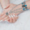 Gioiello Boho Bracciale E Mano Turchese in 3
