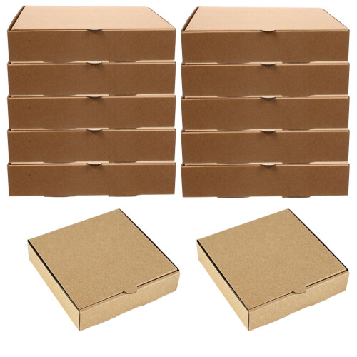 12Pz Scatole Taco Pizza Chiaro Materiale Spesso Decorabili