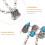 Gioiello Boho Bracciale E Mano Turchese in 4