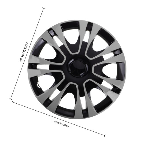 Ruota Argento Resistente in PP Per Auto 1