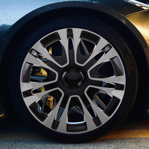 Ruota Argento Resistente in PP Per Auto 2
