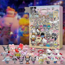 (Sanrio) 2025 Christmas Advent Blind Box 24pcs Surprise Christmas Gift