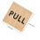 2Pz Plaque Legno Push Pull Per Porte D'ufficio E Negozi 2