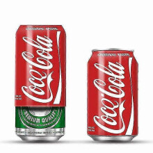 Silicone Coca-Cola bottle cover Coca-Cola can drink cover Coca-Cola cup cover, red, 355 ml