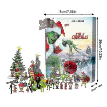 (Grinch E) 2025 Christmas Advent Blind Box 24pcs Surprise Christmas Gift