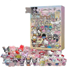 (Exquisite Sanrio) 2025 Christmas Advent Blind Box 24pcs Surprise Christmas Gift