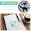 10Pz Maschere Stencil Dinosauro Per Decor DIY Bambini Riutilizzabili 6