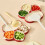 Stackable Plastic Condiment Tray With Separate Compartments 5
