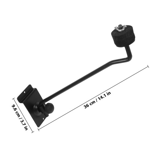Tamburello in Ferro Nero Per Saxofono Display Batteria 1