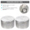 3Pièces Supports De Pesée Aluminium Pratiques Pour Expériences 4