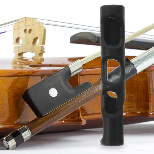 Accessorio Archetto Violino Correttore Di Postura Gomma Nero 2