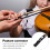 Accessorio Archetto Violino Correttore Di Postura Gomma Nero 4