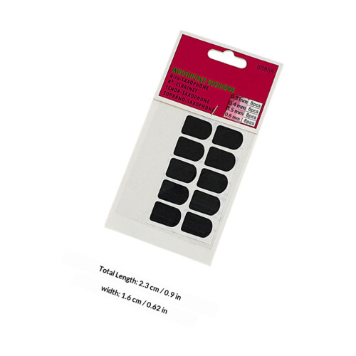 10Pz Cuscinetti Silicone Neri Per Sassofono Adatti A Strumenti Moderni 1