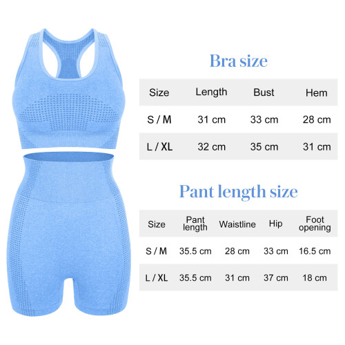 1Set Set Palestra Due Pezzi Nylon Traspirante Comfort 1