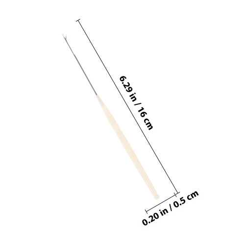 5Pz Ago Per Perline Beige in Strumento Per Fai Da Te 1