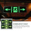 2St Groen Luminous Exit Sign Acryl Veiligheid Wandsticker 6