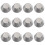 12Pz Borchie in Metallo Argento Per Borse E Progetti DIY 11