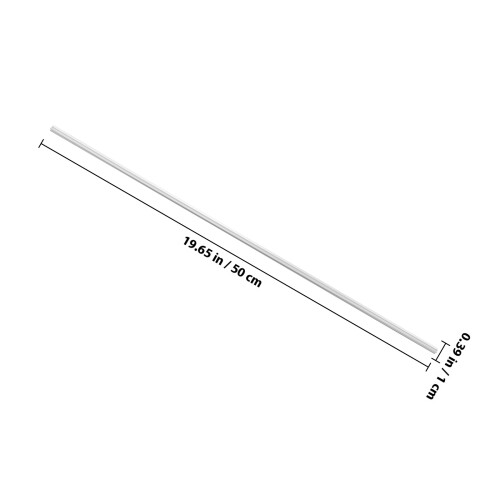 2Pz Kit Binario Scorrimento Finestra Metallo Silenzioso Argento 1